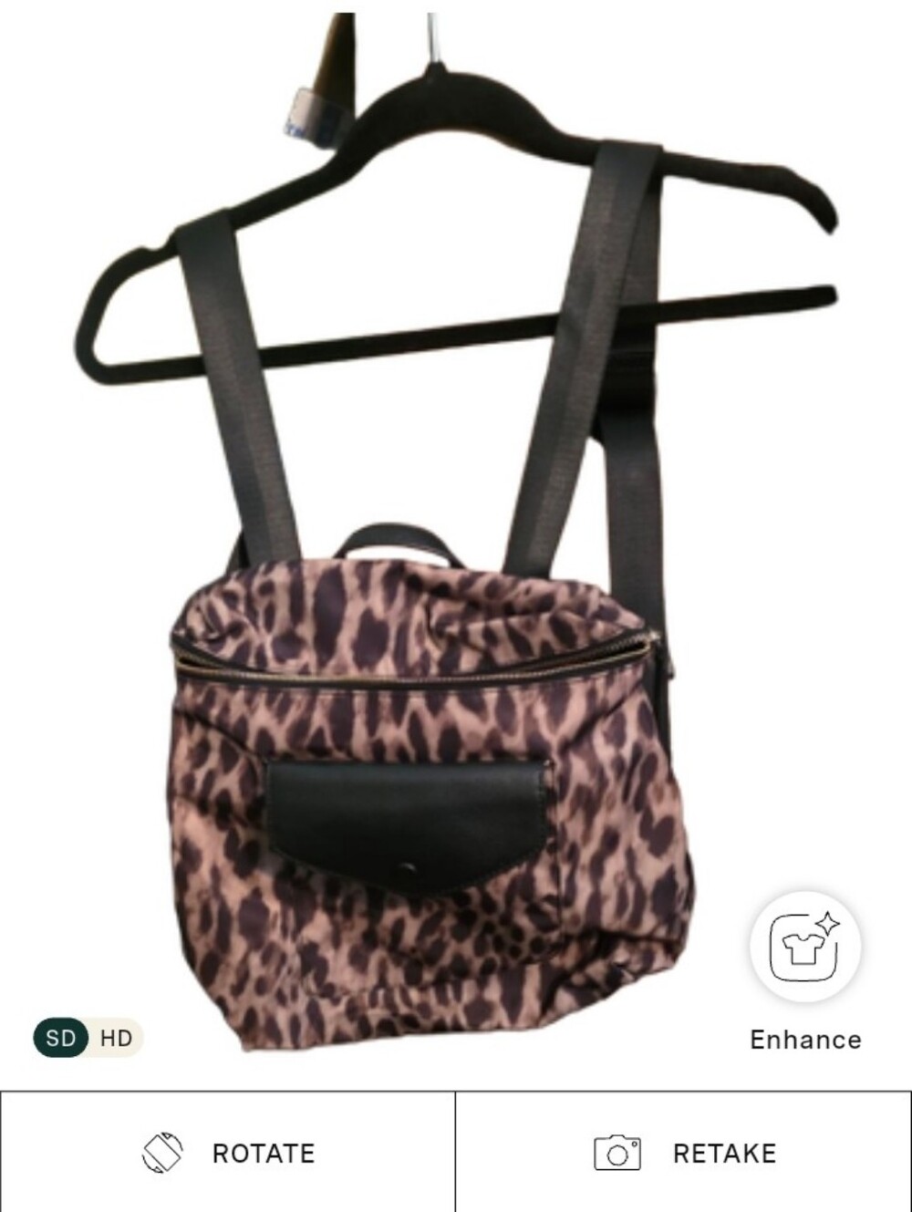 Animal Print Back Pack Small Size